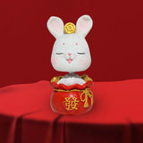 Maxbell Car Dashboard Decoration Resin Figurine Statue for Dinning Room Office Fortune