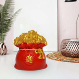 Maxbell Car Dashboard Decoration Resin Figurine Statue for Dinning Room Office Pouch