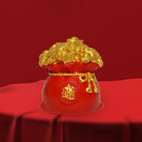 Maxbell Car Dashboard Decoration Resin Figurine Statue for Dinning Room Office Pouch