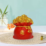 Maxbell Car Dashboard Decoration Resin Figurine Statue for Dinning Room Office Pouch