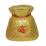Maxbell Money Bag Statue Figurine Desktop for New Year Home Decorations Restaurant Gold