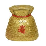 Maxbell Money Bag Statue Figurine Desktop for New Year Home Decorations Restaurant Gold