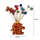 Maxbell Resin Figurines Sculpture Cabinet Indoor Traditional Chinese Wealth Statues