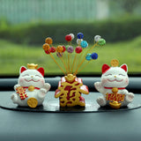 Maxbell Resin Figurines Sculpture Cabinet Indoor Traditional Chinese Wealth Statues