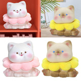 Maxbell Cat Bank Holder Toy Ornament Delicate Gift Cute for Children Home Birthday White