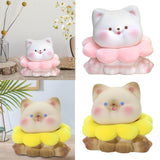 Maxbell Cat Bank Holder Toy Ornament Delicate Gift Cute for Children Home Birthday White