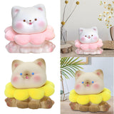 Maxbell Cat Bank Holder Toy Ornament Delicate Gift Cute for Children Home Birthday White