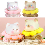 Maxbell Cat Bank Holder Toy Ornament Delicate Gift Cute for Children Home Birthday White