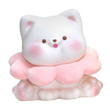 Maxbell Cat Bank Holder Toy Ornament Delicate Gift Cute for Children Home Birthday White