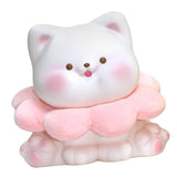 Maxbell Cat Bank Holder Toy Ornament Delicate Gift Cute for Children Home Birthday White