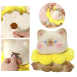 Maxbell Cat Bank Holder Toy Ornament Delicate Gift Cute for Children Home Birthday Coffee