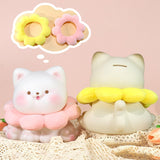 Maxbell Cat Bank Holder Toy Ornament Delicate Gift Cute for Children Home Birthday Coffee