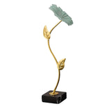 Maxbell Leaf Statues Ornaments Collectible for Home Living Room Housewarming Gift style A