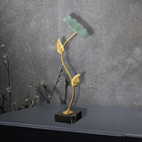 Maxbell Leaf Statues Ornaments Collectible for Home Living Room Housewarming Gift style A