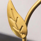Maxbell Leaf Statues Ornaments Collectible for Home Living Room Housewarming Gift style B
