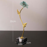 Maxbell Leaf Statues Ornaments Collectible for Home Living Room Housewarming Gift style B