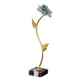 Maxbell Leaf Statues Ornaments Collectible for Home Living Room Housewarming Gift style B