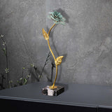 Maxbell Leaf Statues Ornaments Collectible for Home Living Room Housewarming Gift style B