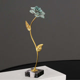 Maxbell Leaf Statues Ornaments Collectible for Home Living Room Housewarming Gift style B