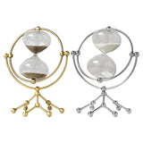 Maxbell Hourglass Clocks Sand Timer Desktop Watch for Living Room Birthday Gifts Aureate