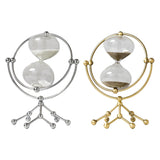 Maxbell Hourglass Clocks Sand Timer Desktop Watch for Living Room Birthday Gifts Aureate