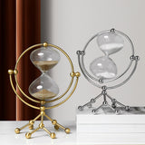 Maxbell Hourglass Clocks Sand Timer Desktop Watch for Living Room Birthday Gifts Aureate