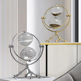 Maxbell Hourglass Clocks Sand Timer Desktop Watch for Living Room Birthday Gifts Aureate