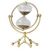 Maxbell Hourglass Clocks Sand Timer Desktop Watch for Living Room Birthday Gifts Aureate