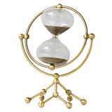 Maxbell Hourglass Clocks Sand Timer Desktop Watch for Living Room Birthday Gifts Aureate
