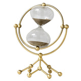 Maxbell Hourglass Clocks Sand Timer Desktop Watch for Living Room Birthday Gifts Aureate