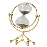 Maxbell Hourglass Clocks Sand Timer Desktop Watch for Living Room Birthday Gifts Aureate