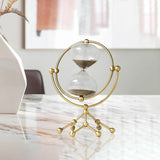 Maxbell Hourglass Clocks Sand Timer Desktop Watch for Living Room Birthday Gifts Aureate