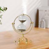 Maxbell Hourglass Clocks Sand Timer Desktop Watch for Living Room Birthday Gifts Aureate