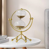 Maxbell Hourglass Clocks Sand Timer Desktop Watch for Living Room Birthday Gifts Aureate