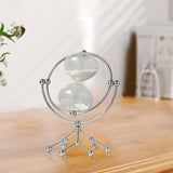 Maxbell Hourglass Clocks Sand Timer Desktop Watch for Living Room Birthday Gifts Argent