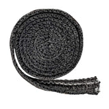 Maxbell Stove Gasket Tape Black Gasket Cord Fiberglass Stove Door Seal Tape for Door 2mmx15mmx300cm