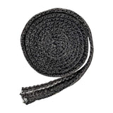 Maxbell Stove Gasket Tape Black Gasket Cord Fiberglass Stove Door Seal Tape for Door 3mmx20mmx200cm