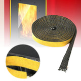 Maxbell Wood Stove Gasket Tape High Density Fibreglass Rope for Oven Window Door 2mmx15mmx200cm