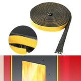Maxbell Wood Stove Gasket Tape High Density Fibreglass Rope for Oven Window Door 3mmx10mmx200cm