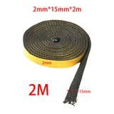 Maxbell Wood Stove Gasket Tape High Density Fibreglass Rope for Oven Window Door 3mmx25mmx200cm