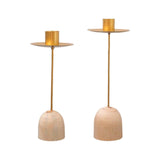 Maxbell Simple Taper Candle Holder Candlestick Ornament for Birthday Home Decor 19cmx5cmx2.5cm