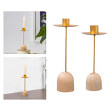 Maxbell Simple Taper Candle Holder Candlestick Ornament for Birthday Home Decor 19cmx5cmx2.5cm