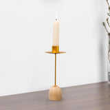 Maxbell Simple Taper Candle Holder Candlestick Ornament for Birthday Home Decor 19cmx5cmx2.5cm