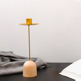 Maxbell Simple Taper Candle Holder Candlestick Ornament for Birthday Home Decor 19cmx5cmx2.5cm