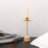 Maxbell Simple Taper Candle Holder Candlestick Ornament for Birthday Home Decor 25cmx6cmx2.5cm
