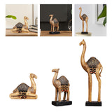 Maxbell Exquisite Camel Ornament Decoration Collectibles for Centerpieces Display Sitting