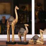 Maxbell Exquisite Camel Ornament Decoration Collectibles for Centerpieces Display Sitting