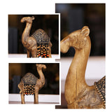 Maxbell Exquisite Camel Ornament Decoration Collectibles for Centerpieces Display Standing S