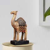 Maxbell Exquisite Camel Ornament Decoration Collectibles for Centerpieces Display Standing S