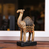 Maxbell Exquisite Camel Ornament Decoration Collectibles for Centerpieces Display Standing S